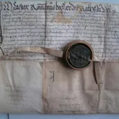 Kirchengründungsbrief von 1594 – (Foto: A.Bertram-Weiss) (Andreas Bertram-Weiss)